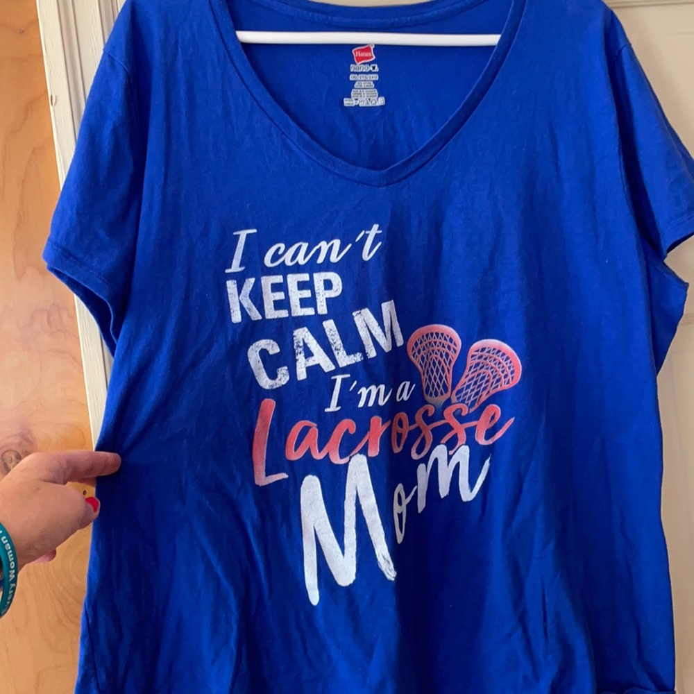 Lacrosse mom t-shirt